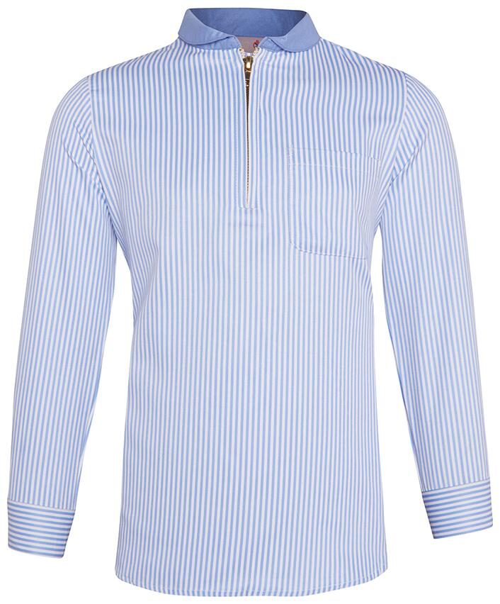 

OXOLLOXO Girl Cotton Striped Shirt - Blue