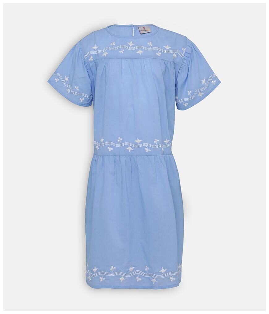 

Oxolloxo Blue Cotton Short Sleeves Knee Length Princess Frock ( Pack of 1 )