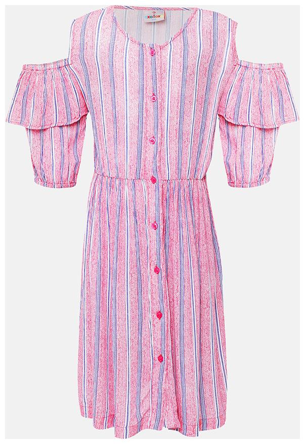 

OXOLLOXOBella Gear Stylized Girls Dress Pink