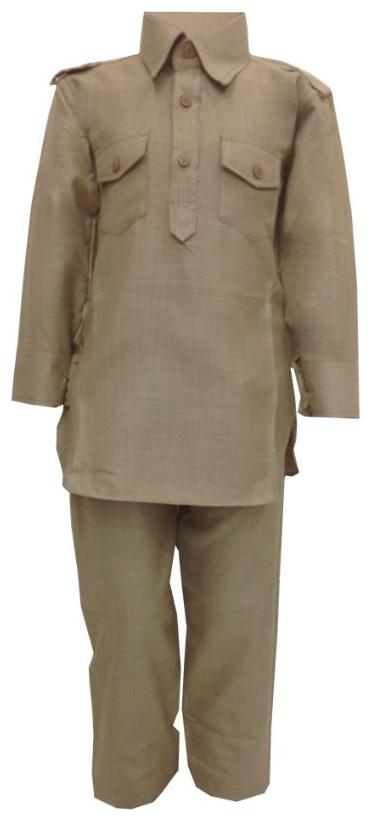 

P K GARMENTS Boy Cotton Solid Kurta pyjama set - Multi