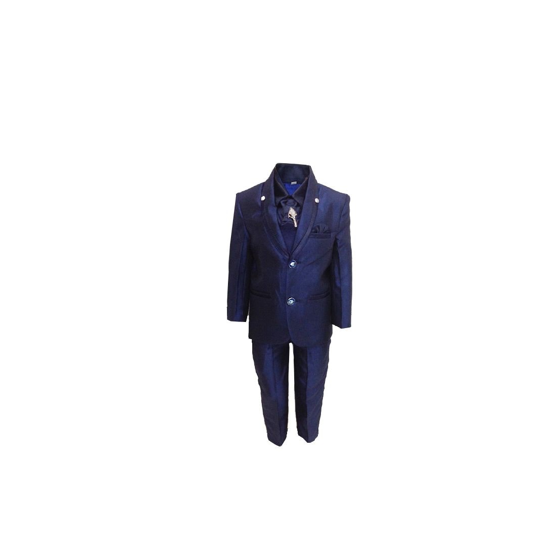 

P K GARMENTS Boy Suit Blue