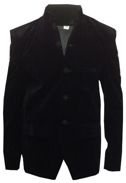 

P K GARMENTS Boy Polyester Solid Ethnic jacket - Black