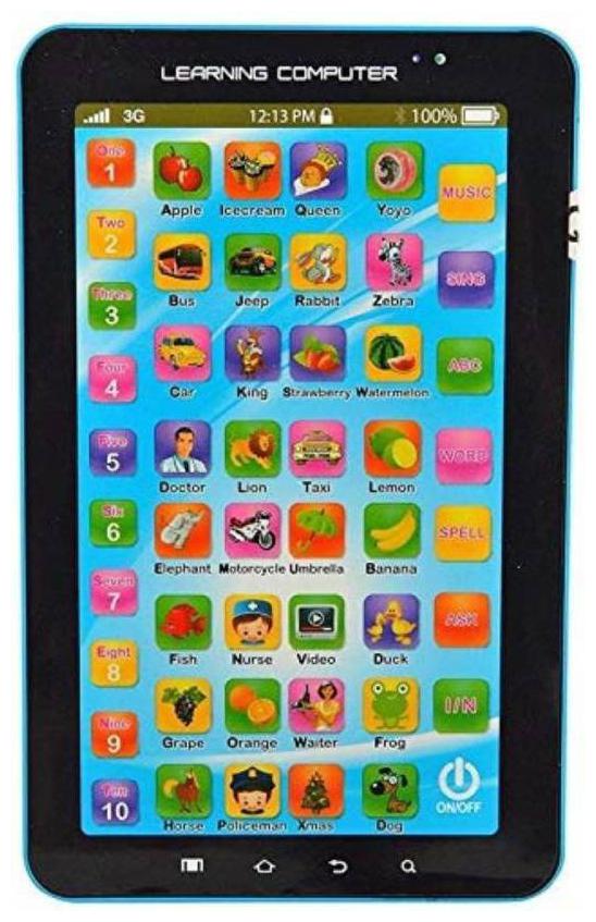 

P1000 Educational Learning Tablet Computer For Kids (Pack of 1) Multi Color