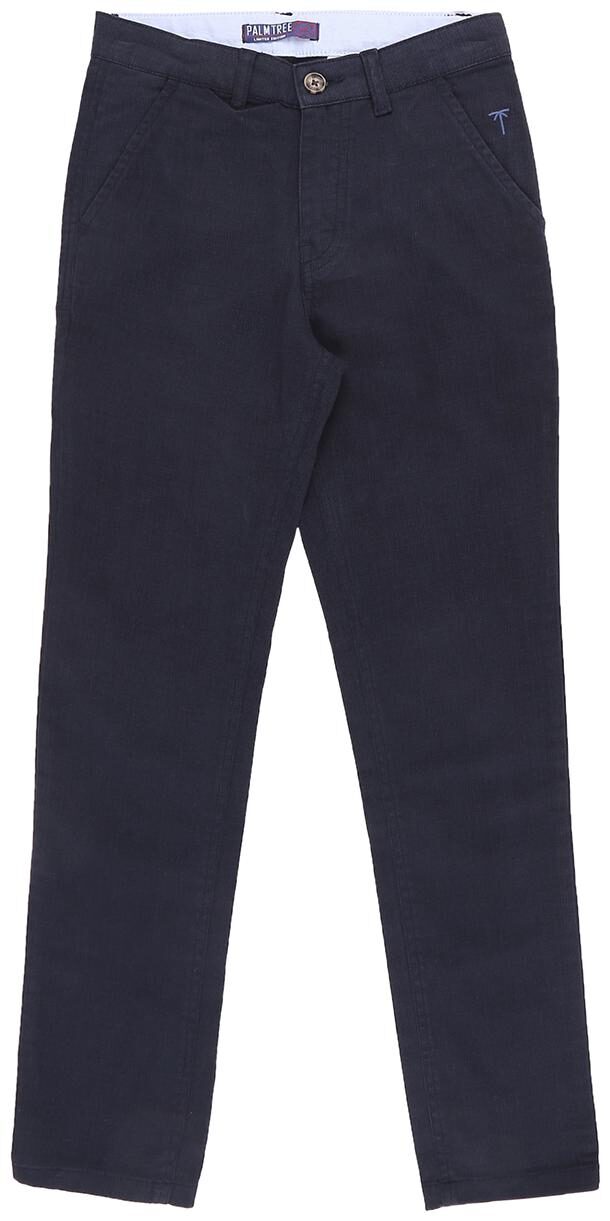 

Gini Jony Baby boy Cotton Solid Trousers - Blue