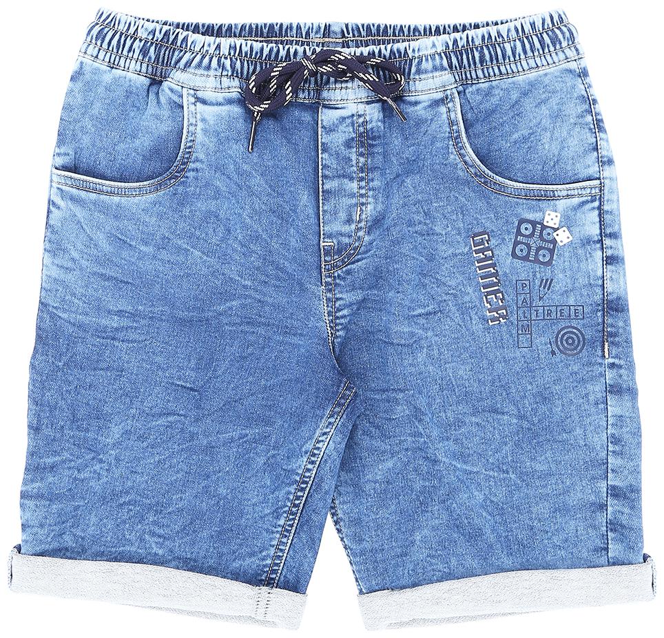 

Gini Jony Baby boy Cotton Solid Shorts - Blue