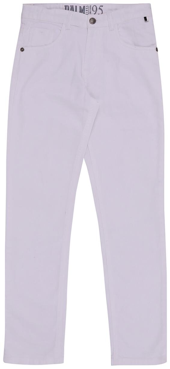 

Gini Jony Baby boy Cotton Solid Jeans - White