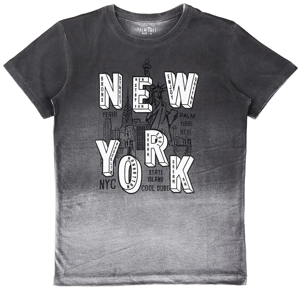 

Palm Tree Boys Black T-Shirt