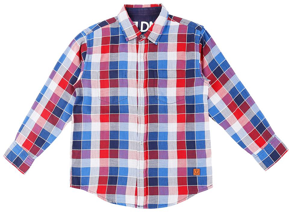 

Gini Jony Boy Cotton Checked Shirt Red