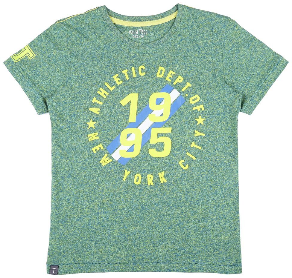 

PALM TREE Boy Cotton blend Printed T-shirt - Green