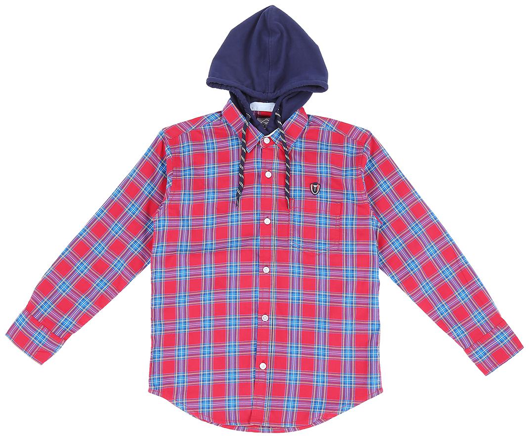 

Gini Jony Boy Cotton Checked Shirt Red