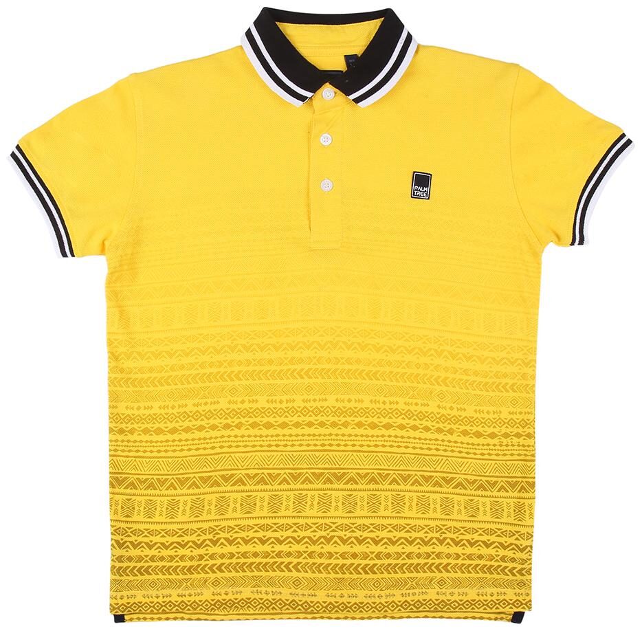 

PALM TREE Boy Cotton blend Printed T-shirt - Yellow