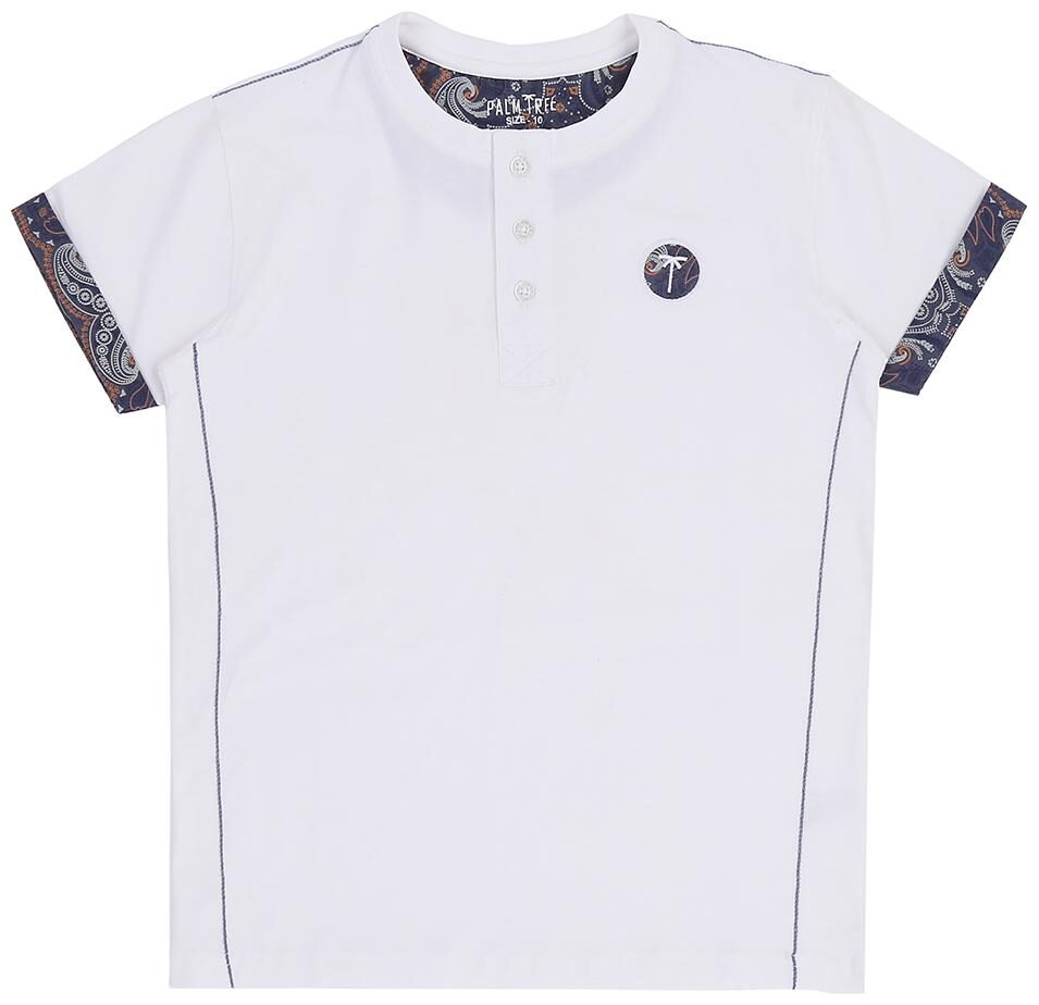 

Gini Jony Boy Cotton Solid T-shirt - White