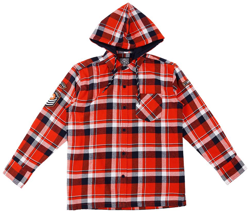 

Gini Jony Boy Cotton Checked Shirt Orange