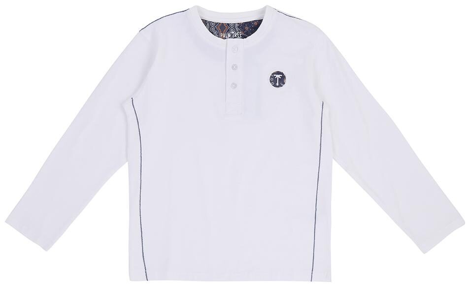 

Gini Jony Boy Cotton Solid T-shirt - White