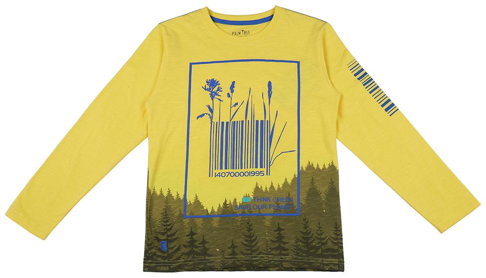 

PALM TREE Boy Cotton blend Printed T-shirt - Yellow