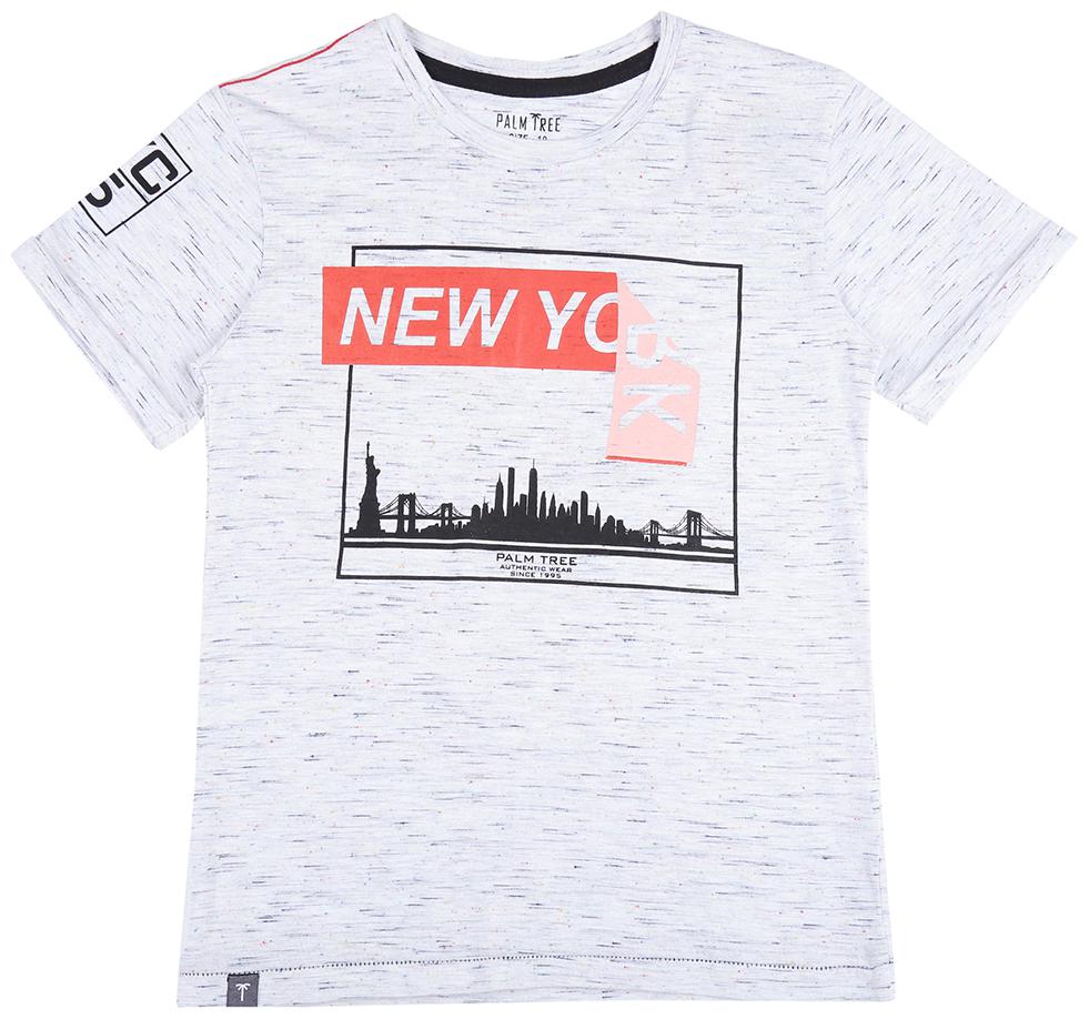 

PALM TREE Boy Cotton blend Printed T-shirt - White