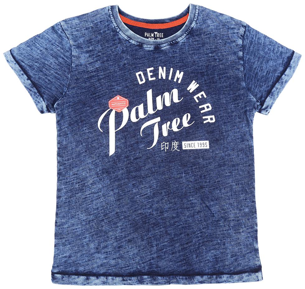 

PALM TREE Boy Cotton blend Printed T-shirt - Blue