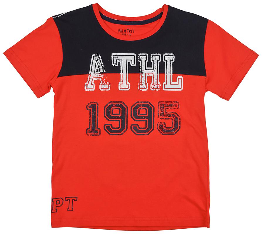 

PALM TREE Boy Cotton Printed T-shirt - Red