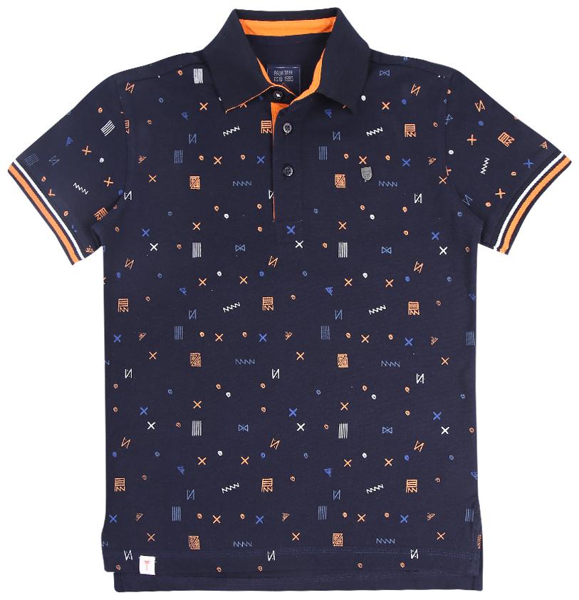 

PALM TREE Boy Cotton blend Printed T-shirt - Blue