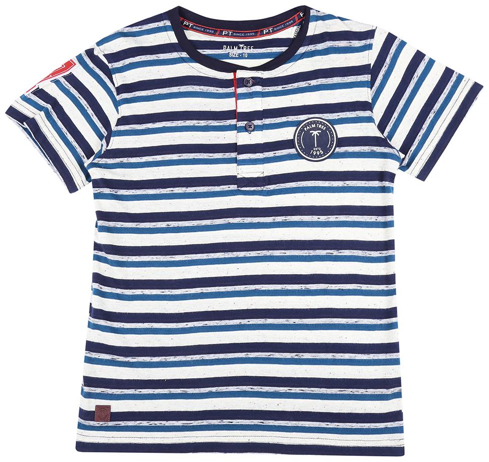 

PALM TREE Boy Cotton blend Printed T-shirt - Blue