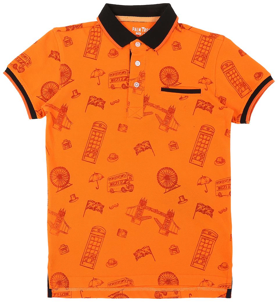 

Palm Tree Boys Orange T-Shirt