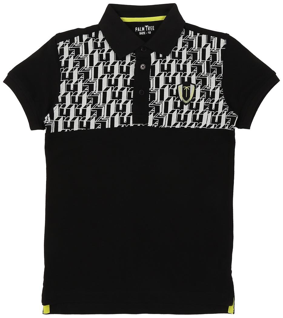 

Palm Tree Boys Black T-Shirt