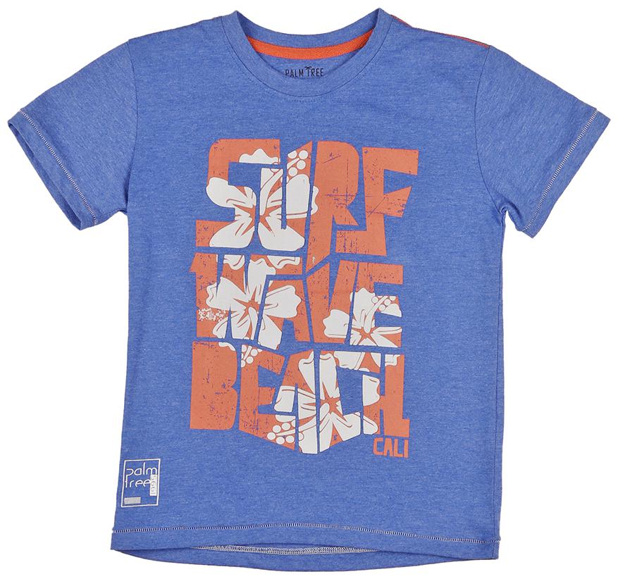 

PALM TREE Boy Cotton Printed T-shirt - Blue