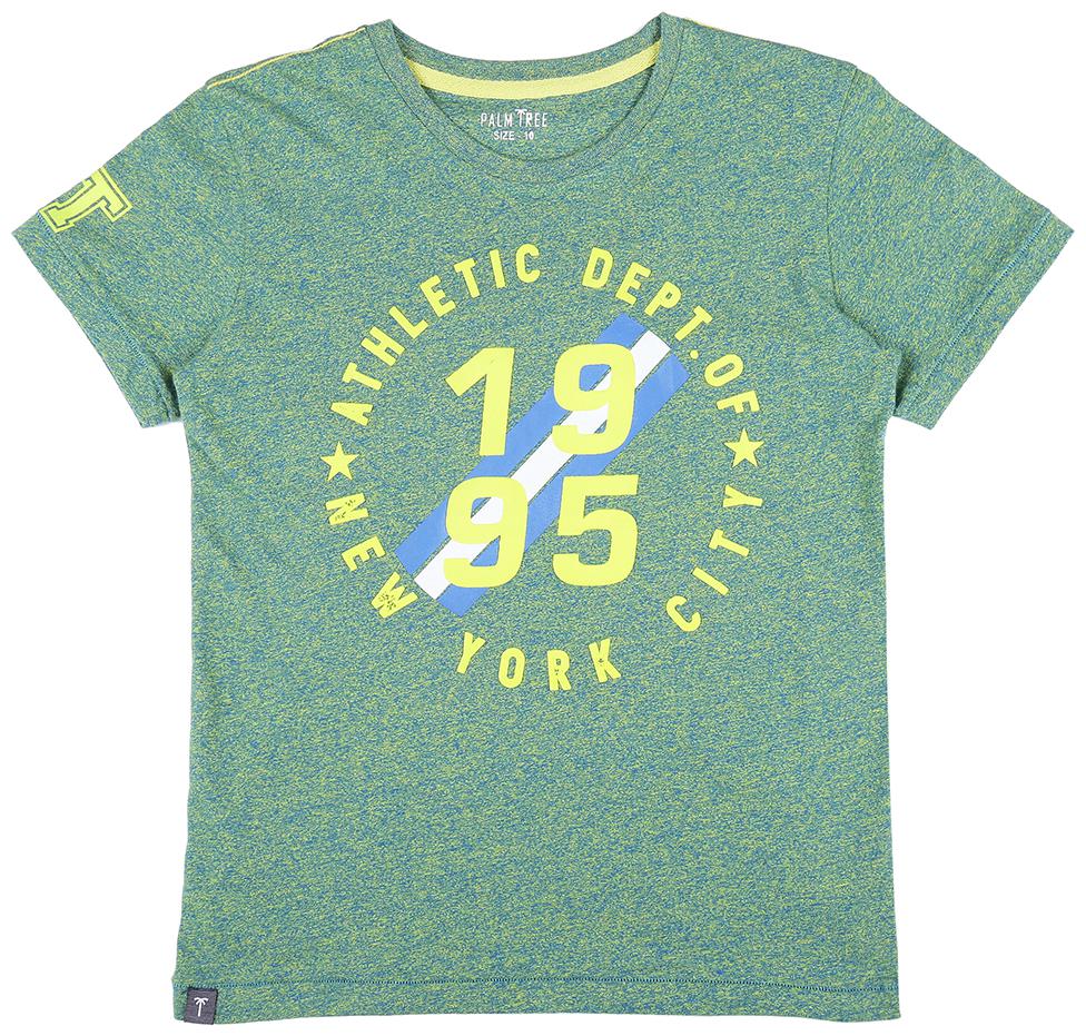 

PALM TREE Boy Cotton blend Printed T-shirt - Green