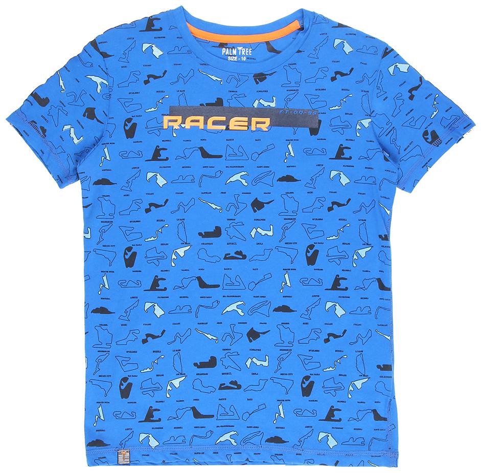 

PALM TREE Boy Cotton blend Printed T-shirt - Blue