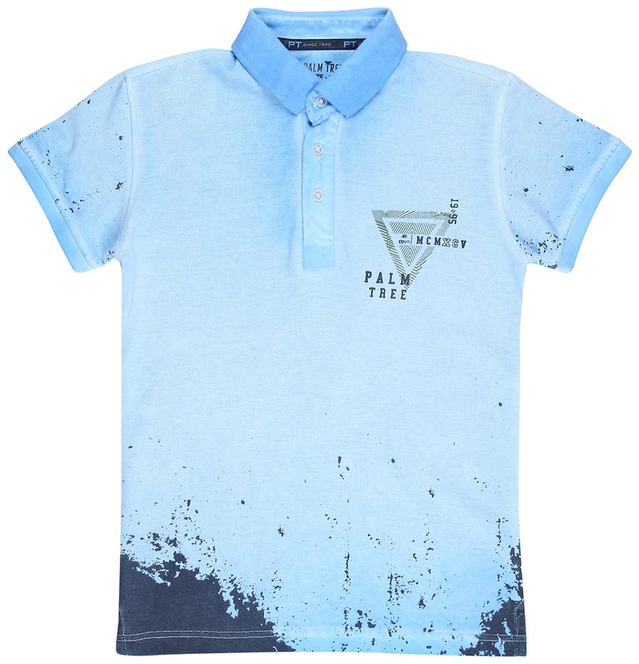 

PALM TREE Boy Cotton Printed T-shirt - Blue