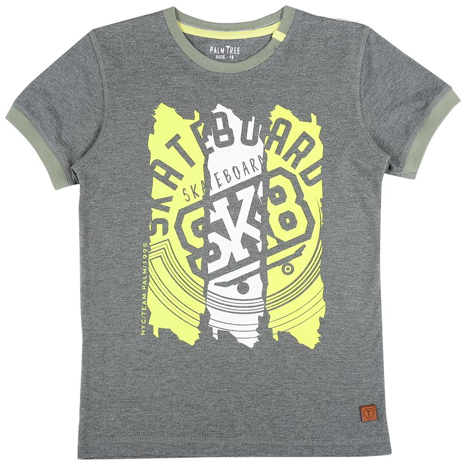 

PALM TREE Boy Cotton blend Printed T-shirt - Green