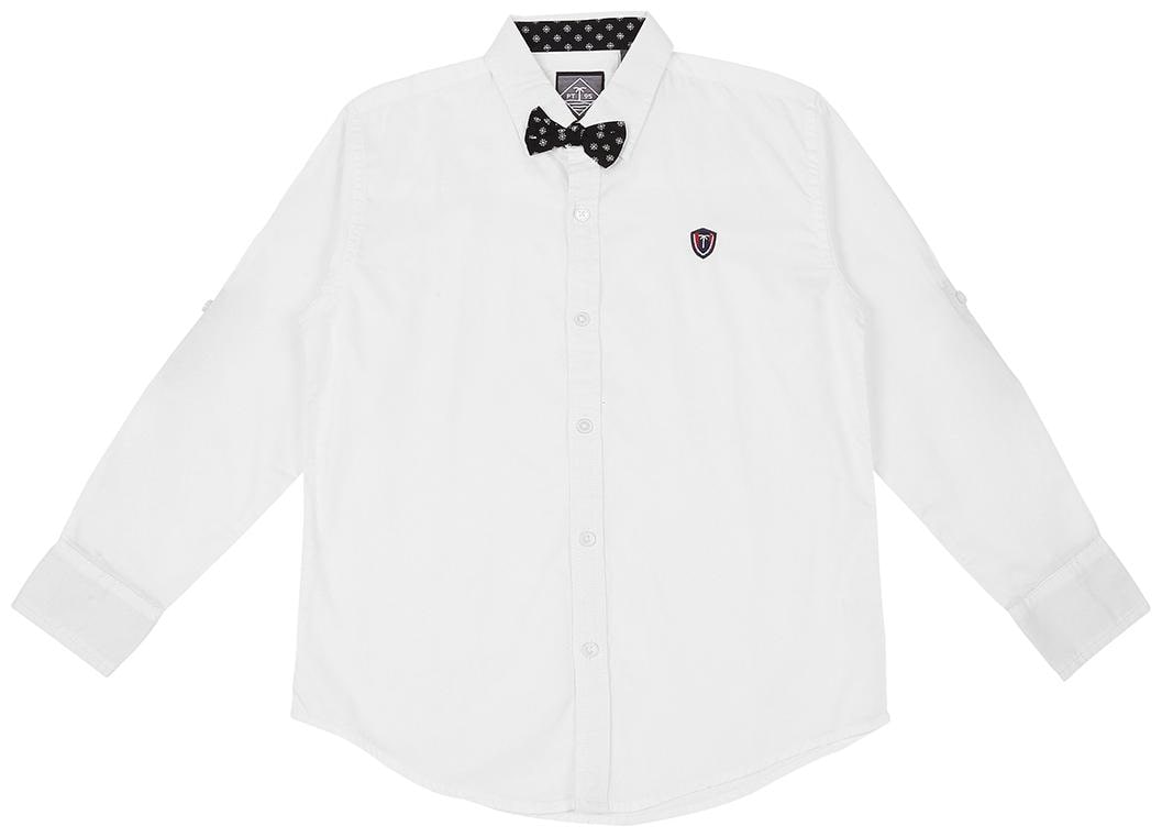 

Gini Jony Boy Cotton Solid Shirt White