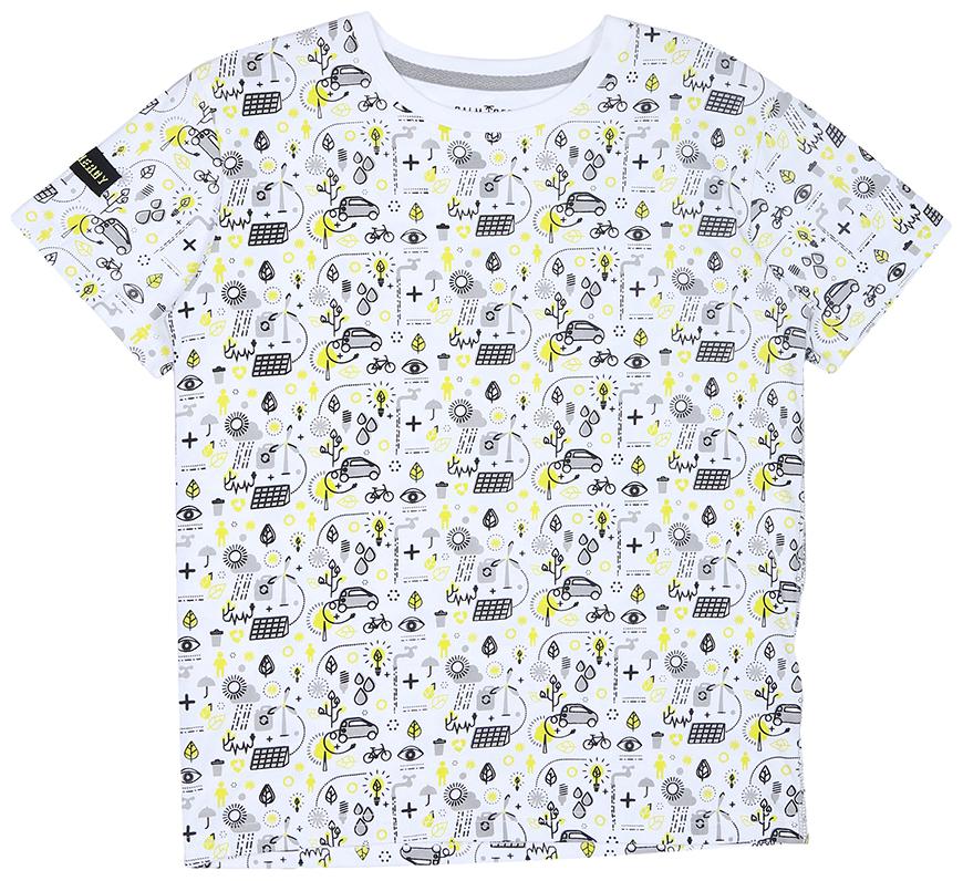 

PALM TREE Boy Cotton Printed T-shirt - White