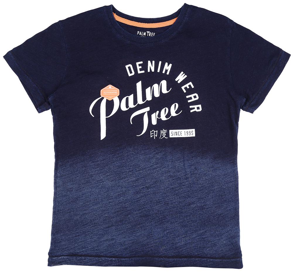 

PALM TREE Boy Cotton blend Printed T-shirt - Blue