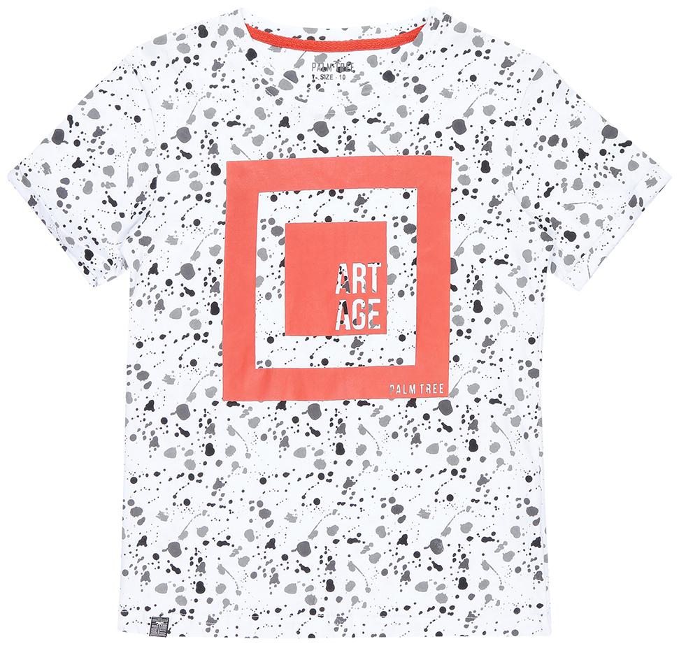 

PALM TREE Boy Cotton blend Printed T-shirt - Black