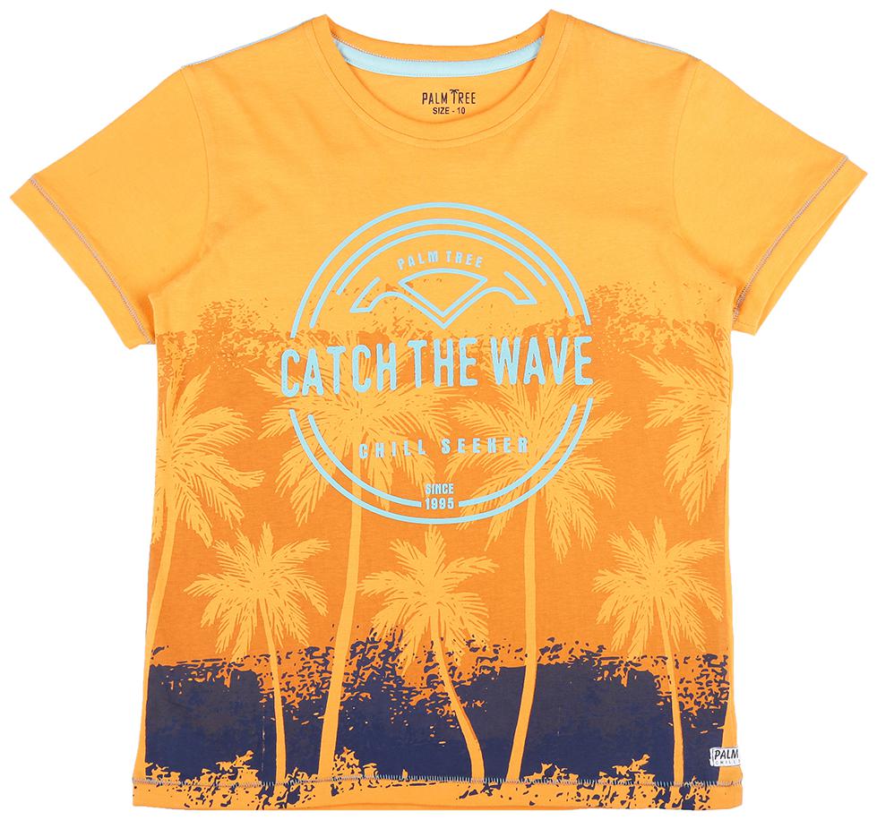 

PALM TREE Boy Cotton blend Printed T-shirt - Red