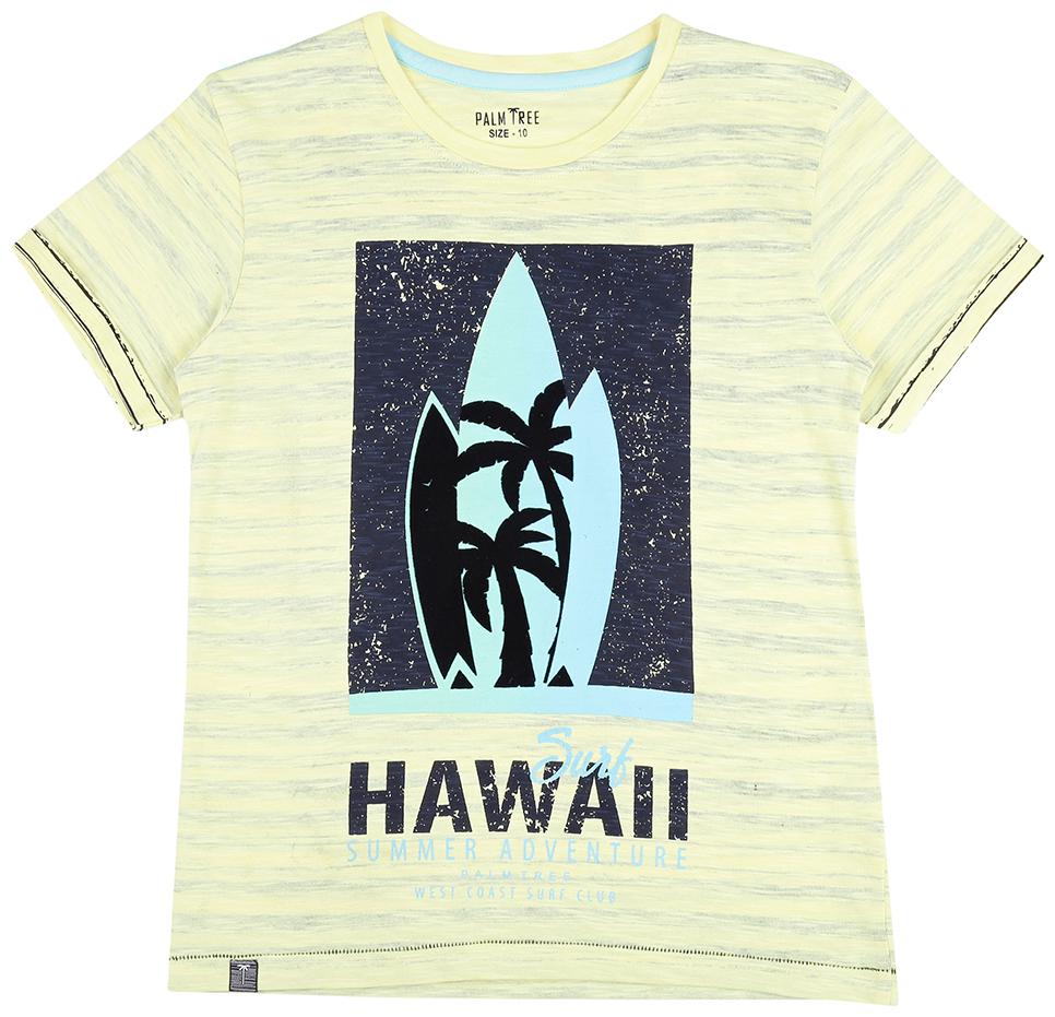 

PALM TREE Boy Cotton blend Printed T-shirt - Yellow