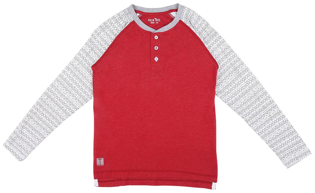 

PALM TREE Boy Cotton blend Printed T-shirt - Red