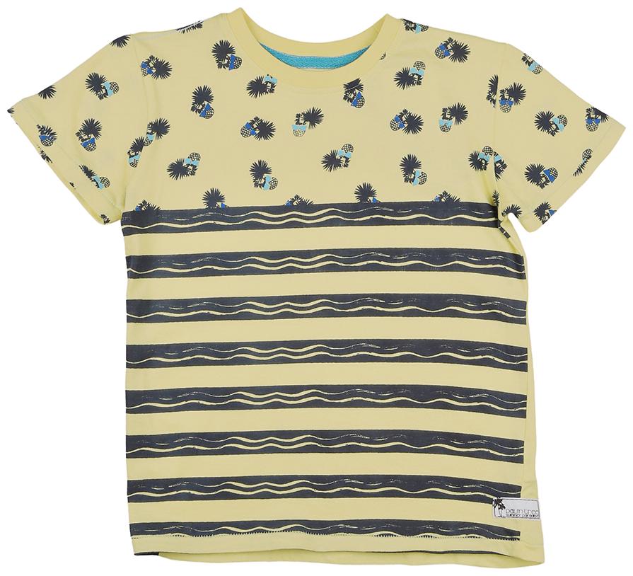 

PALM TREE Boy Cotton Printed T-shirt - Yellow