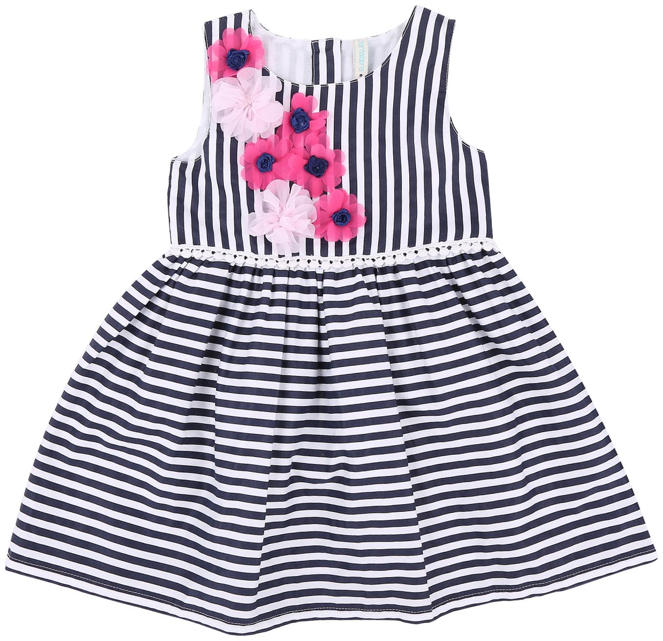

Pantaloons Baby Baby girl Cotton Printed Princess frock - Blue