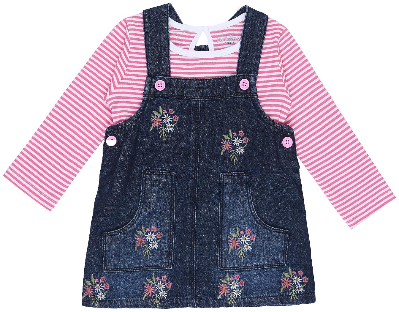 

Pantaloons Baby Baby girl Top bottom set - Blue