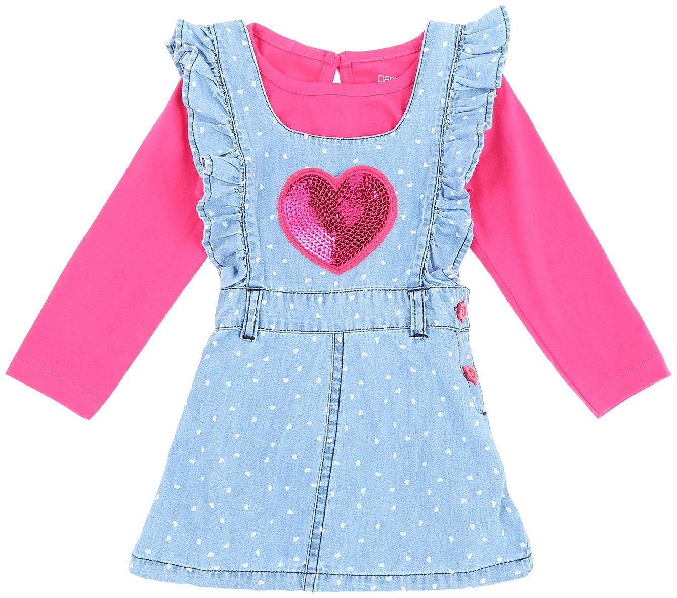 

Pantaloons Baby Baby girl Cotton Printed Winterwear onesie and romper - Blue