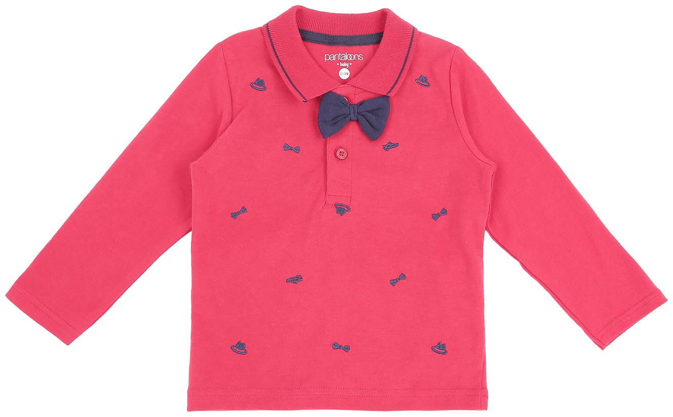 

Pantaloons Baby Cotton Printed T shirt for Baby Boy - Red