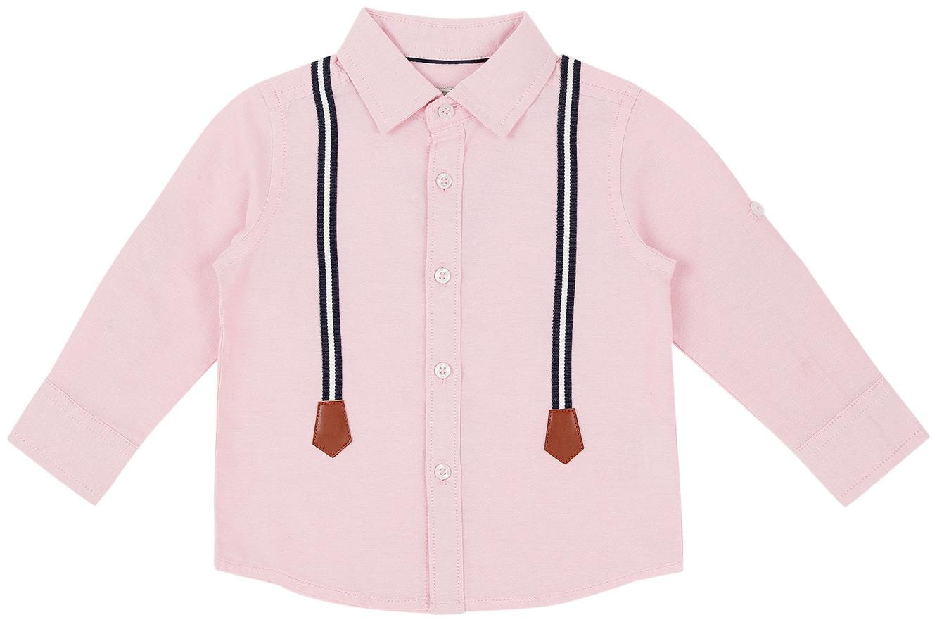 

Pantaloons Baby Cotton Solid Shirt for Baby Boy - Pink