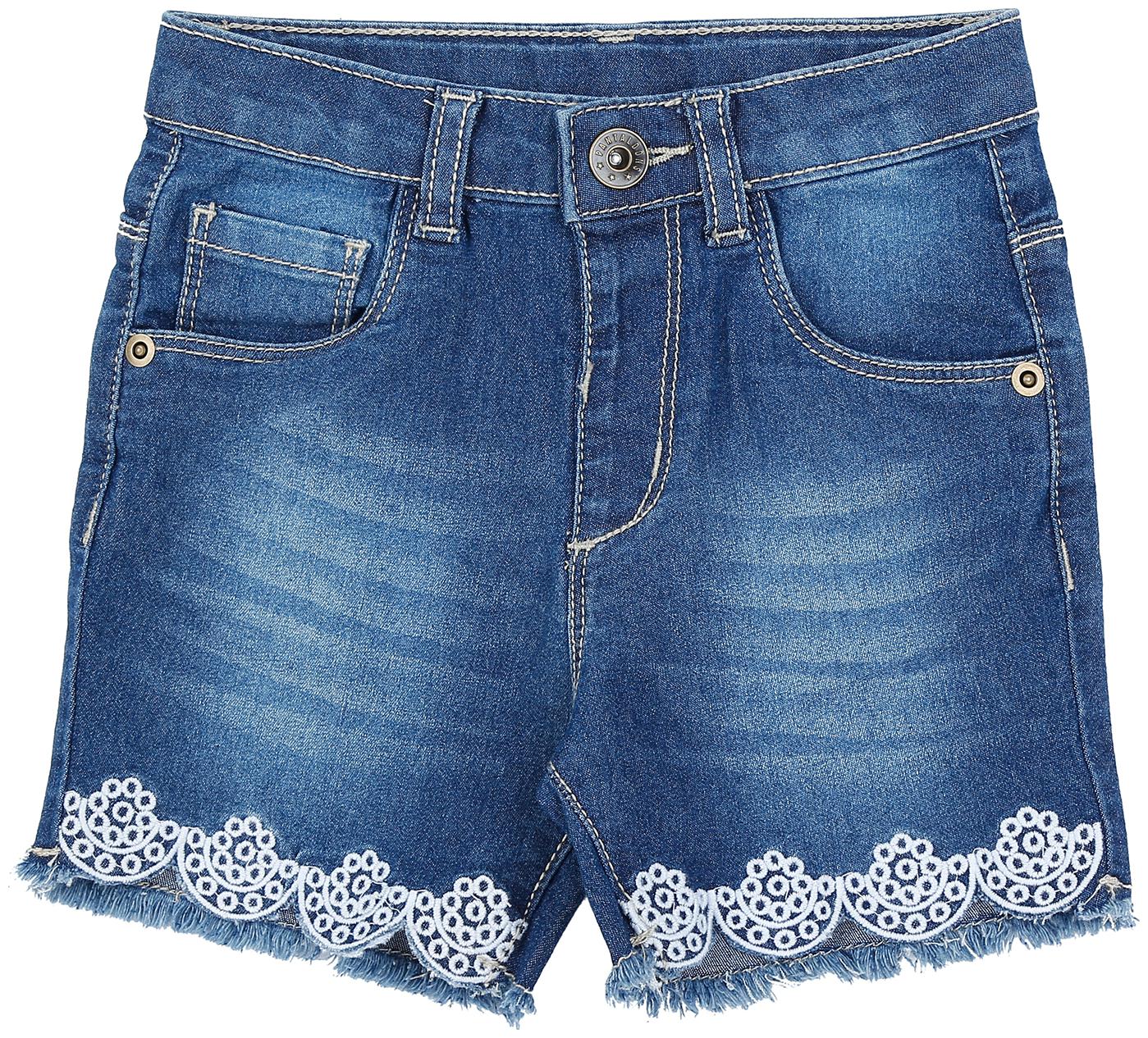 

Pantaloons Baby Baby girl Cotton blend Solid Shorts - Blue