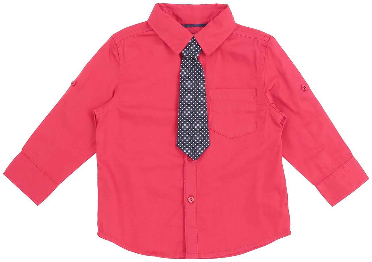 

Pantaloons Baby Cotton Solid Shirt for Baby Boy - Red
