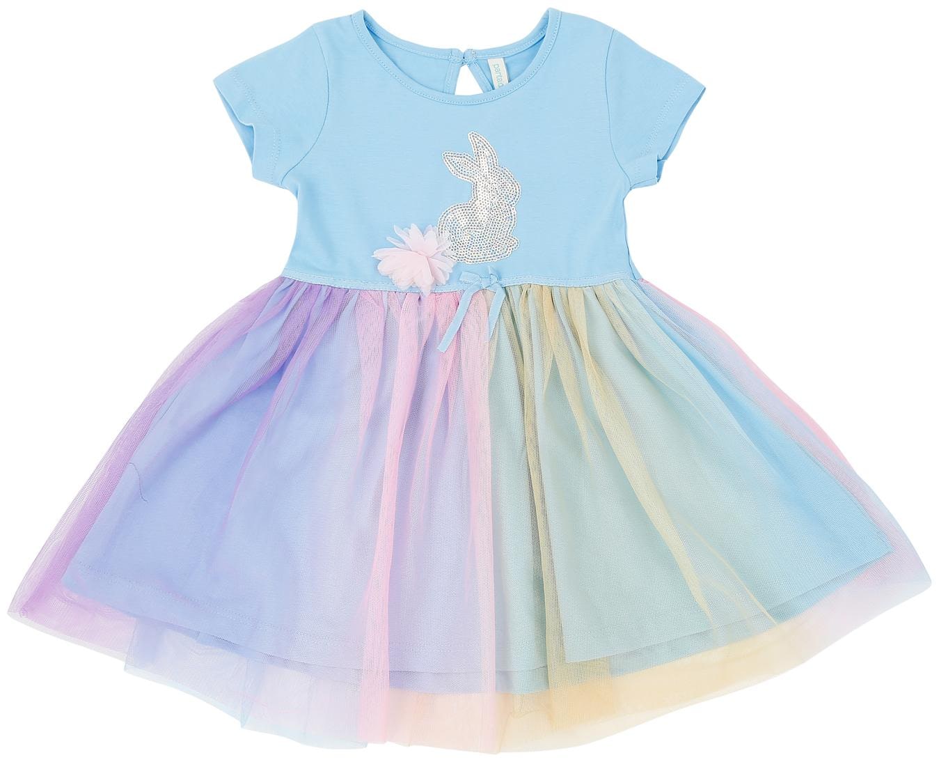 

Pantaloons Baby Baby girl Cotton Solid Collar frock - Blue