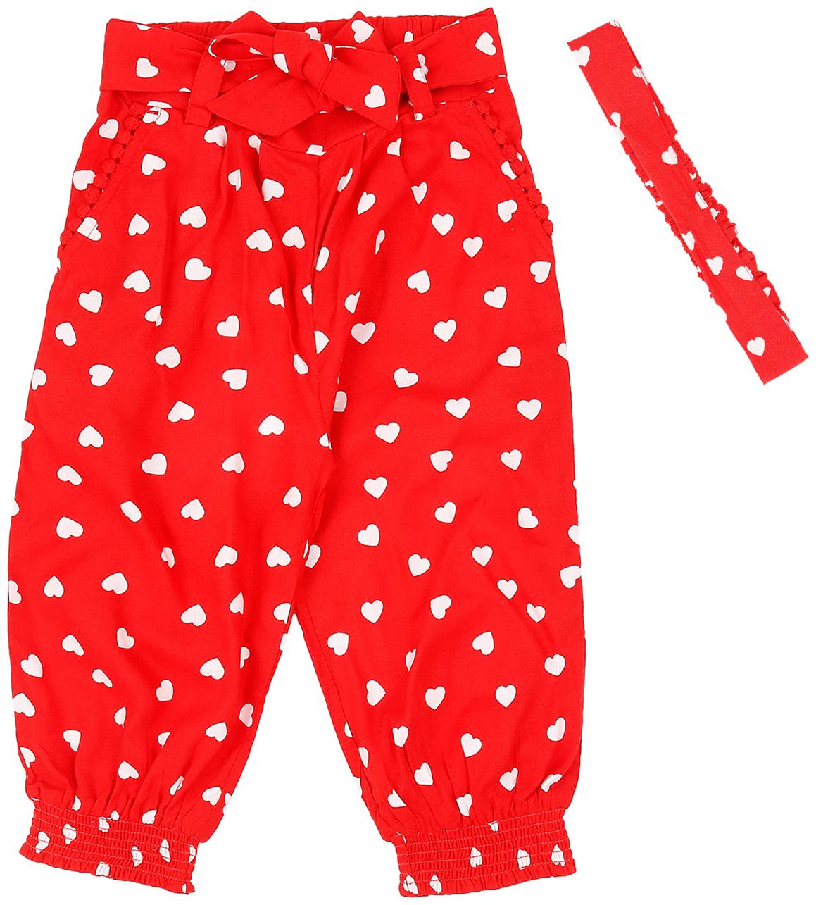 

Pantaloons Baby Baby girl Rayon Printed Trousers - Red
