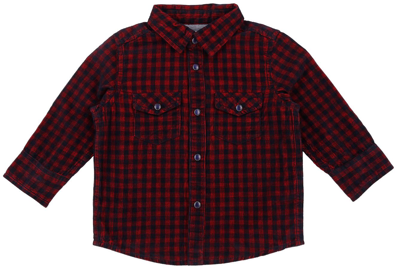 

Pantaloons Baby Cotton Checked Shirt for Baby Boy - Red