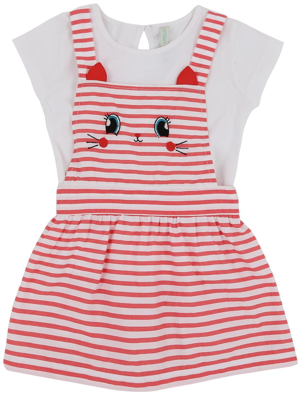

Pantaloons Baby Baby girl Top bottom set - Pink White